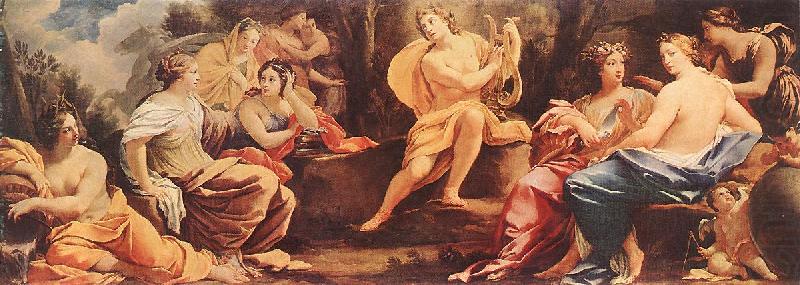 Simon Vouet Parnassus or Apollo and the Muses china oil painting image